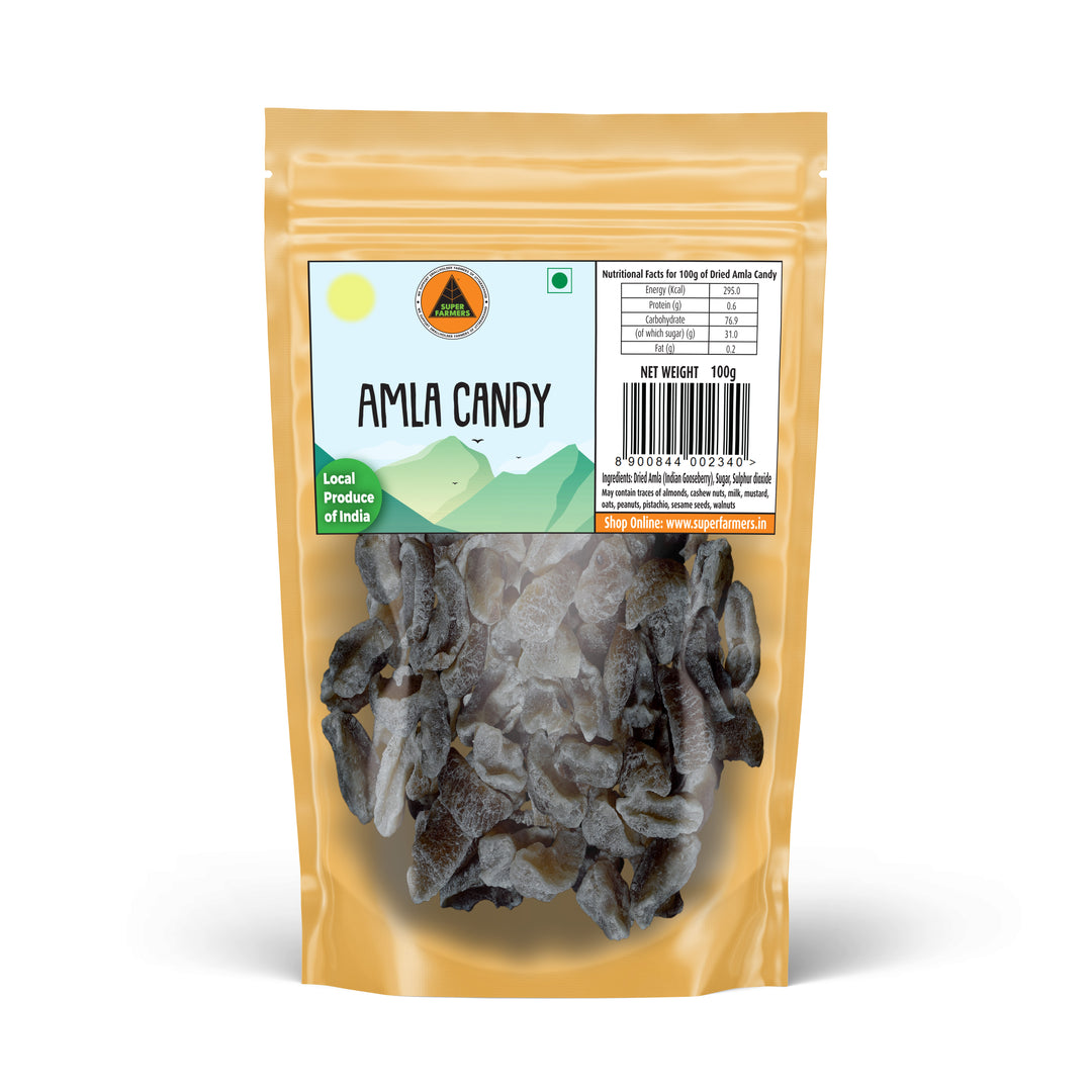 Dried Amla (Candy) | Tangy, Sweet & Ayurveda-Inspired