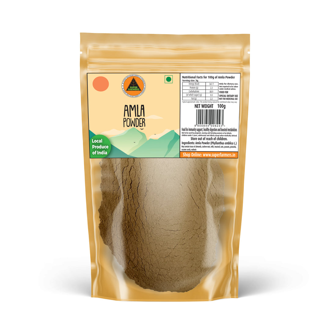Amla (Powder) | Vitamin C Rich, Rejuvenating & Immune-Boosting