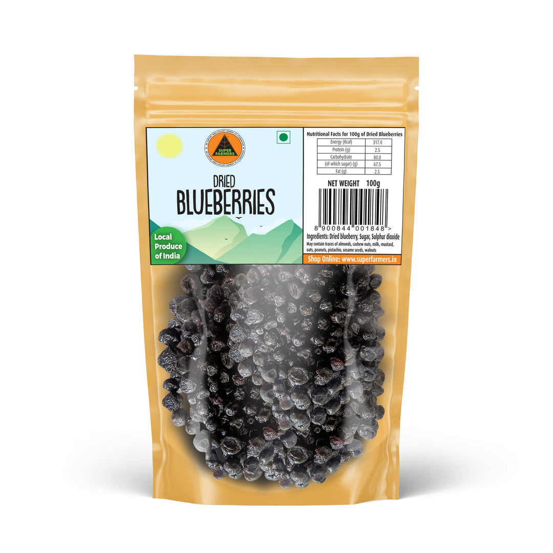 Dried Blueberry | Sweet-Tart, Antioxidant Powerhouse