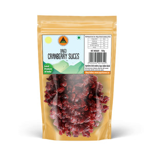 Dried Cranberry (Slices) | Tangy-Sweet & Immunity-Boosting