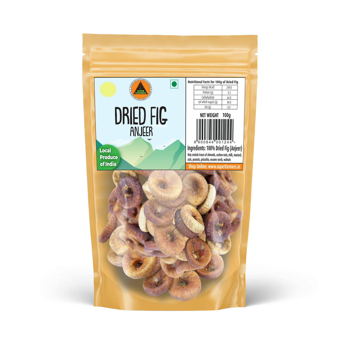 Dried Figs (Anjeer) | Chewy, Honeyed & Fiber-Rich Snack