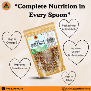 Trail Mix Omega Seeds – Balanced, Protein-Rich & Heart-Healthy Blend