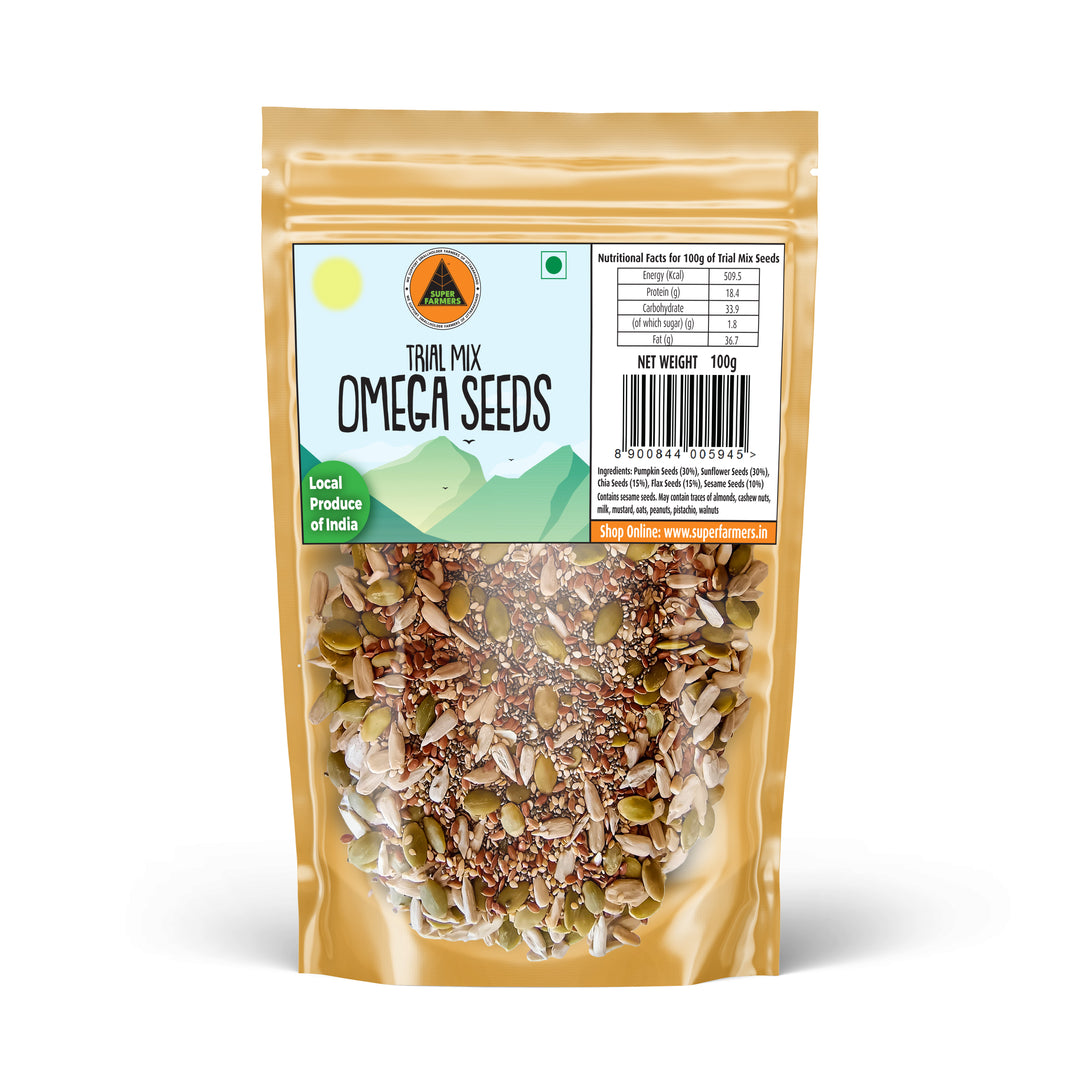 Trail Mix Omega Seeds – Balanced, Protein-Rich & Heart-Healthy Blend