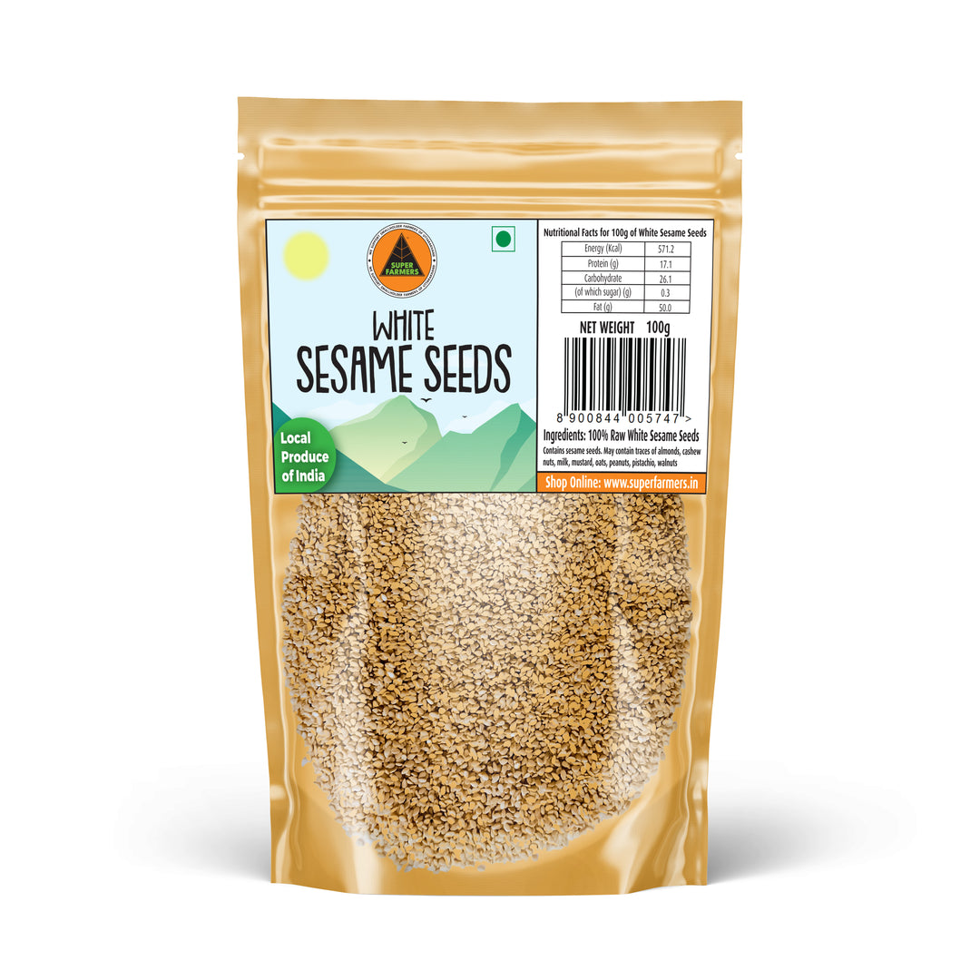 White Sesame Seeds | Mild, Delicate & Mineral-Dense